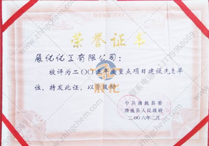 重點項目建設先進單位