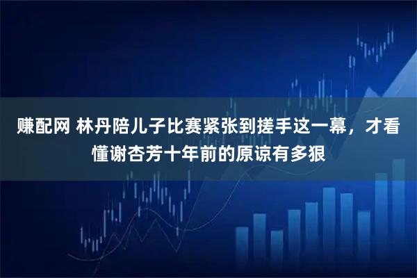 赚配网 林丹陪儿子比赛紧张到搓手这一幕，才看懂谢杏芳十年前的原谅有多狠